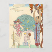 Aarde door George Barbier Briefkaart (Voorkant)