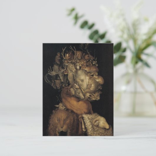 Aarde door Giuseppe Arcimboldo Briefkaart (Staand voorkant)