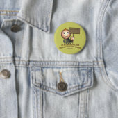 Aarde Dumbest Creature Ronde Button 5,7 Cm (In situ)