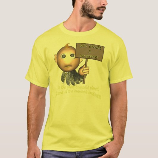 Aarde Dumbest Creature T-shirt (Voorkant)