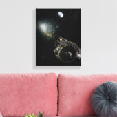 Aarde, een object Melkweg Canvas Afdruk (Insitu (Woonkamer))