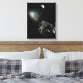 Aarde, een object Melkweg Canvas Afdruk (Insitu (Slaapkamer))