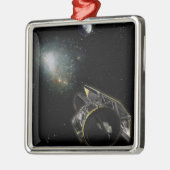 Aarde, een object Melkweg Metalen Ornament (Links)