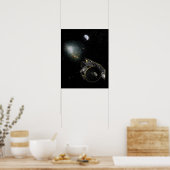 Aarde, een object Melkweg Poster (Keuken)