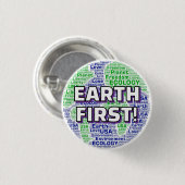 AARDE EERST! RONDE BUTTON 3,2 CM (Voorkant /achterkant)