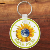 aarde eerst sleutelhanger (Voorkant)