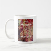 Aarde Elegante Leeuw: Hakuna Matata Textured Desig Koffiemok (Links)