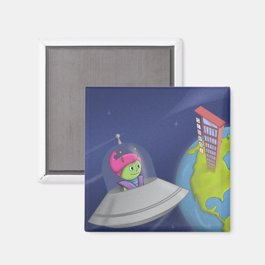 Aarde Elementair Magnet (Voorkant / Achterkant)