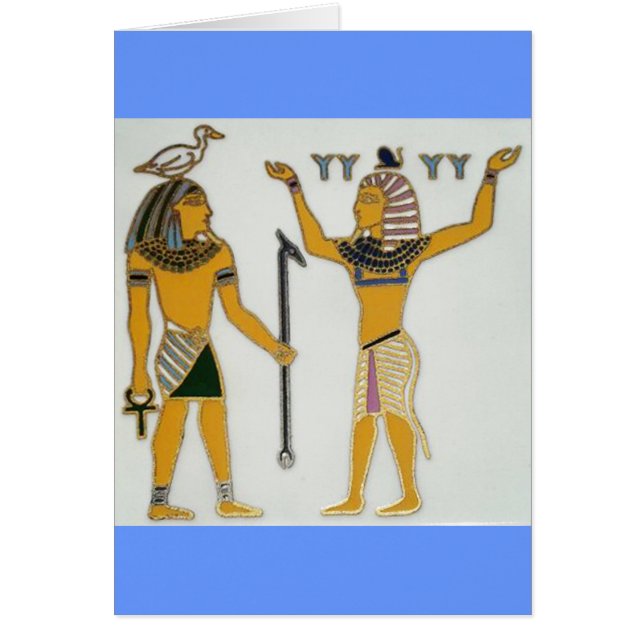 Aarde en Air Geb en Shu Egypte (Voorkant)