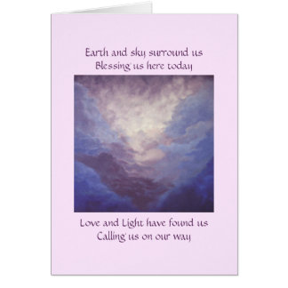 Aarde en hemel, berg en wolken