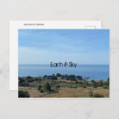 Aarde en hemel briefkaart (Voorkant / Achterkant)