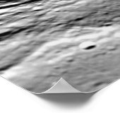 Aarde en maan poster (Hoek)