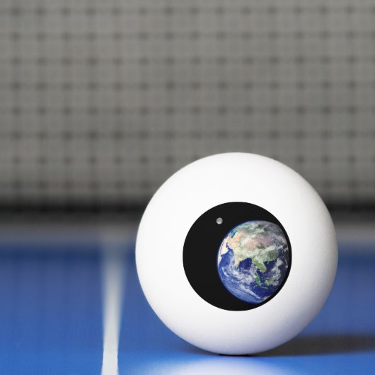 Aarde en maan uit de ruimte pingpongbal (Net)