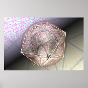 Aarde en Mars per Martineau Poster