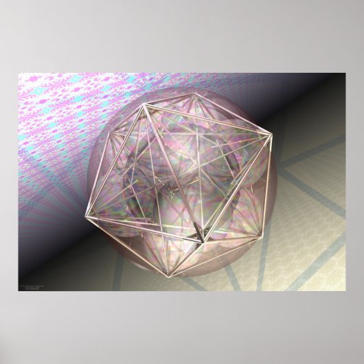 Aarde en Mars per Martineau Poster (Voorkant)