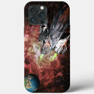 Aarde en Raketschepen Hoesje-Mate iPhone Case