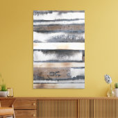 Aarde en rook I Canvas Afdruk (Insitu (Woonkamer))