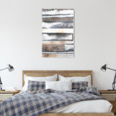 Aarde en rook I Canvas Afdruk (Insitu (Slaapkamer))