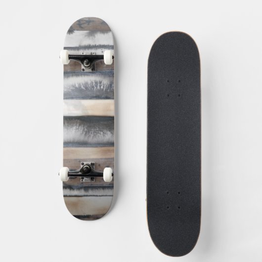 Aarde en rook I Persoonlijk Skateboard (Voorkant)