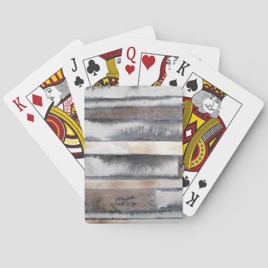 Aarde en rook I Pokerkaarten (Achterkant)