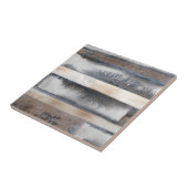 Aarde en rook I Tegeltje (Zijkant)