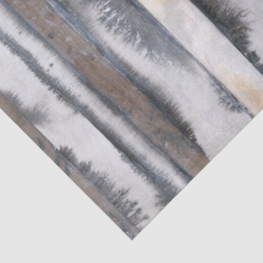 Aarde en rook I Tissuepapier (Detail)