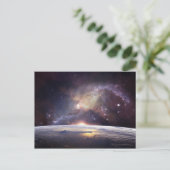 aarde-en ruimte-briefkaart briefkaart (Staand voorkant)