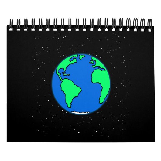 Aarde en ruimte kalender (Hoes)