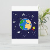 Aarde- en satellietuitnodigingen kaart