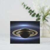 Aarde en Saturnus Briefkaart (Staand voorkant)