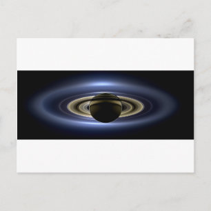 Aarde en Saturnus Briefkaart