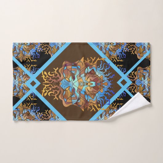 Aarde en Sky Mandala Bad Handdoek (Handdoek)
