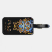 Aarde en Sky Mandala Bagagelabel (Achterkant horizontaal)