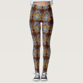 Aarde en Sky Mandala Leggings (Voorkant)