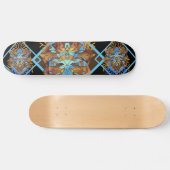 Aarde en Sky Mandala Persoonlijk Skateboard (Horizontaal)