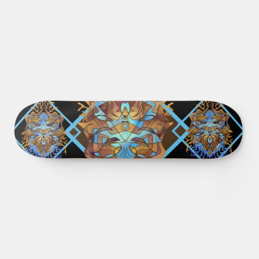 Aarde en Sky Mandala Persoonlijk Skateboard (Horizontaal)