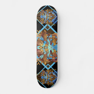 Aarde en Sky Mandala Persoonlijk Skateboard
