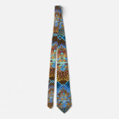 Aarde en Sky Mandala Stropdas (Achterkant)