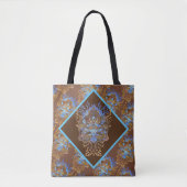Aarde en Sky Mandala Tote Bag (Voorkant)