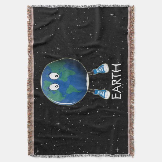 Aarde en sterren deken (Voorkant Verticaal)
