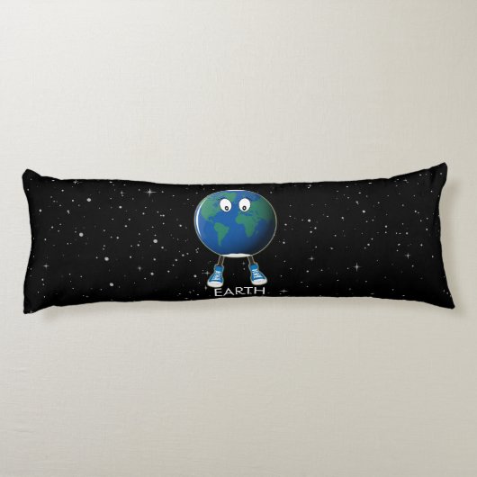 Aarde en sterren lichaamskussen (Achterkant)