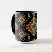 Aarde en sterrenlicht mok (Voorkant links)