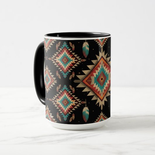 Aarde en sterrenlicht mok (Voorkant links)