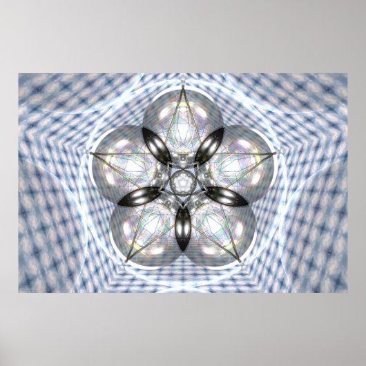 Aarde en venus per Martineau Poster (Voorkant)