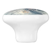 Aarde en Vuur Keramische Knob/Trekknop Knop (Zijkant)