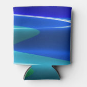 Aarde en Zee Brago-Mitchell Fine Fractal Art Blikjeskoeler (Voorkant)