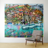 Aarde- en Zee-dieren Wandkleed (In Situ (horizontaal))