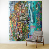 Aarde- en Zee-dieren Wandkleed (In situ)