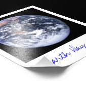 Aarde Foto Afdruk (Hoek)