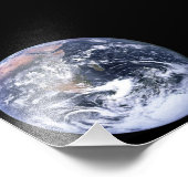 Aarde Foto Afdruk (Hoek)